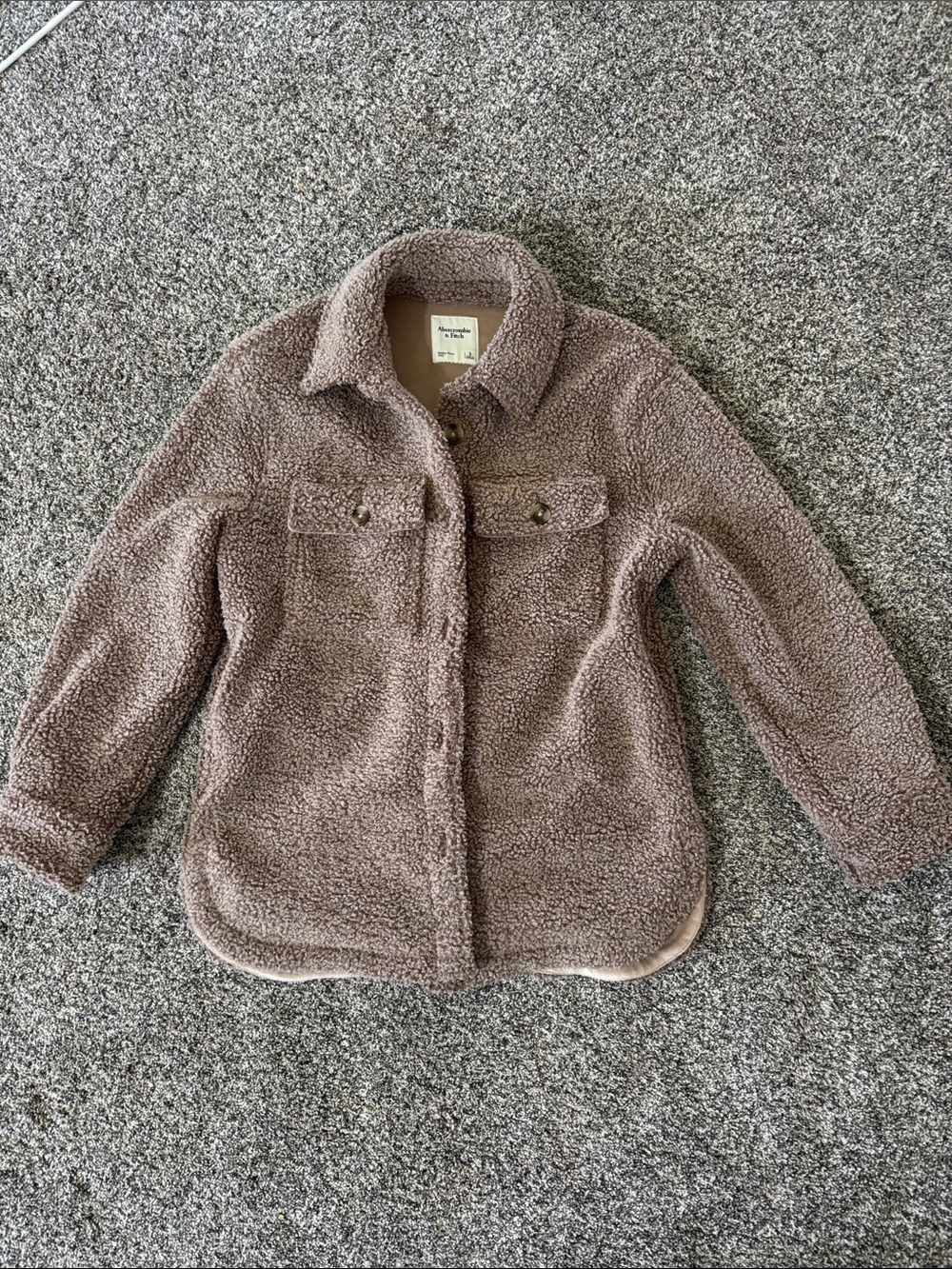 Cozy Sherpa Jacket - Taupe